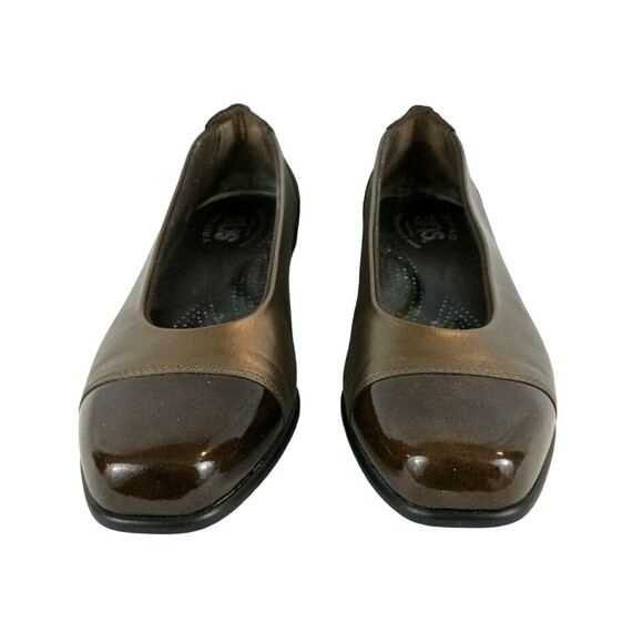 SAS Coco Tripad Comfort Cap-Toe Flats  Womens Size 7.5 N  Bronze / Brown Leather - Picture 8 of 10